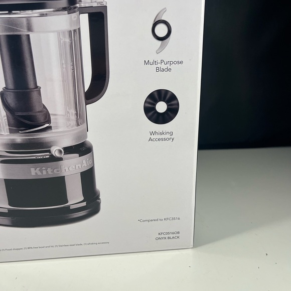 KitchenAid 5 Cup Food Chopper- Onyx Black- Model KFC0516OB- New - Picture 3 of 11